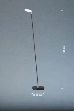 Fischer & Honsel LED-Stehleuchte 1flg schwarz