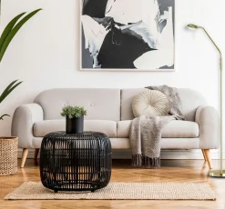 Fischer & Honsel LED-Stehleuchte 1flg goldfarben