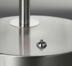 Fischer & Honsel LED-Tischleuchte 1flg silberfarben