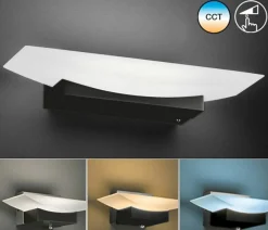 Fischer & Honsel LED-Wandleuchte 1flg schwarz