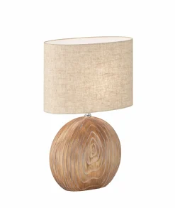 Fischer & Honsel Tischleuchte 1flg braun