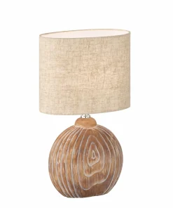 Fischer & Honsel Tischleuchte 1flg braun