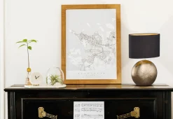 Fischer & Honsel Tischleuchte 1flg braun