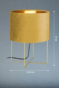 Fischer & Honsel Tischleuchte 1flg gelb