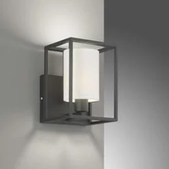 Fischer & Honsel Wandleuchte 1flg schwarzweiß