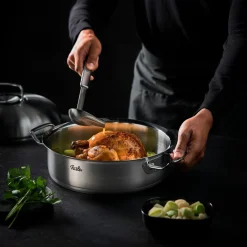 Fissler Bratentopf 20cm silberfarben