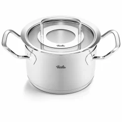 Fissler Kochtopf 16cm silberfarben
