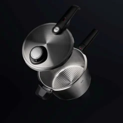 Fissler Schnellkochtopf 8l silberfarben