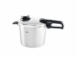 Fissler Schnellkochtopf 6l silberfarben