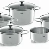 Fissler Topfset 5tlg silberfarben