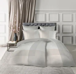 Fleuresse Mako-Satin-Wende-Bettwäsche mehrfarbiggrauweiß