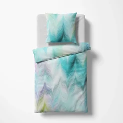 Fleuresse Satin-Bettwäsche blau