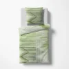Fleuresse Satin-Bettwäsche grün