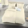 Fleuresse Uni-Satin-Bettwäsche beige