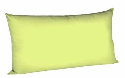Fleuresse Uni-Satin-Kissenbezug grün