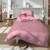 Fleuresse Uni-Satin-Kissenbezug pink