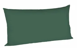 Fleuresse Uni-Satin-Kissenbezug grün