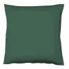 Fleuresse Uni-Satin-Kissenbezug grün