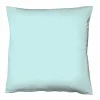 Fleuresse Uni-Satin-Kissenbezug blau