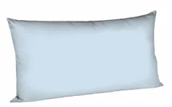Fleuresse Uni-Satin-Kissenbezug blau
