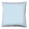 Fleuresse Uni-Satin-Kissenbezug blau