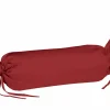 Fleuresse Uni-Satin-Nackenrollenbezug rot