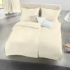 Fleuresse Uni-Satin-Nackenrollenbezug beige