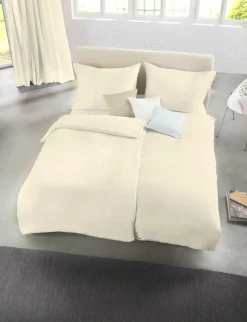Fleuresse Uni-Satin-Nackenrollenbezug beige