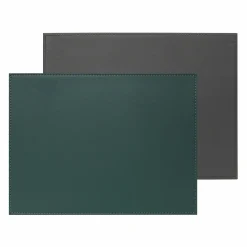 Freeform Tischset eckig 40x30cm grüngrau