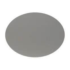 Freeform Tischset oval 45x34cm grauweiß