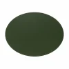 Freeform Tischset oval 45x34cm beigegrün