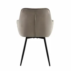 4-Fuß Stuhl drehbar grau