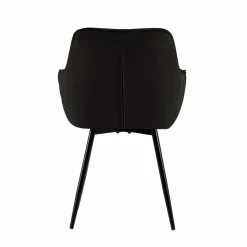 4-Fuß Stuhl drehbar schwarz