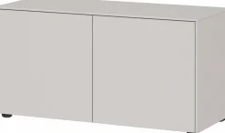 Garderoben- und Sitzbank beige