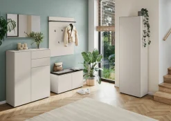 Garderobenschrank beige