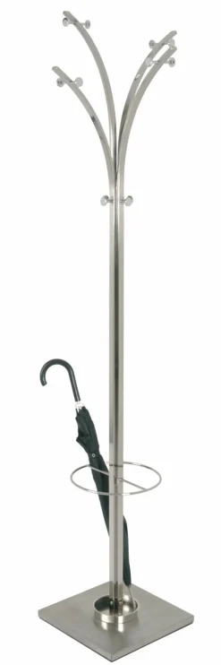 Garderobenständer silberfarben