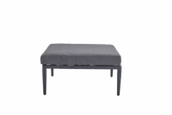 Gartensofa Set 3 tlg. grau