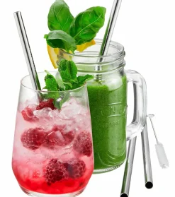 Gefu Edelstahltrinkhalm silberfarben