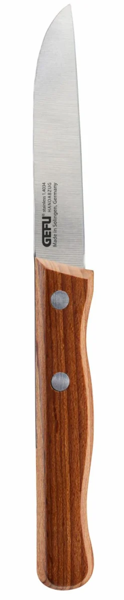 Gefu Gemüsemesser silberfarbenbraun