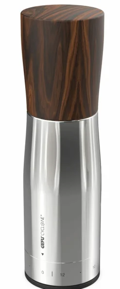 Gefu Gewürzmühle braunschwarzsilberfarben