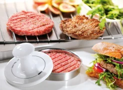 Gefu Hamburgerpresse silberfarben
