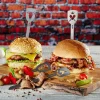 Gefu Hamburger-Spieße silberfarben
