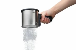 Gefu Mehl- und Puderzuckersieb schwarz