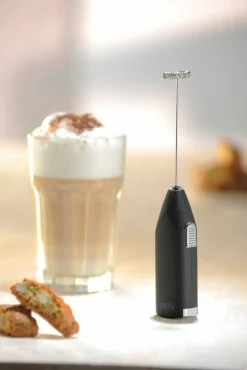 Gefu Milchaufschäumer schwarz