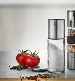 Gefu Salz- oder Pfeffermühle silberfarben