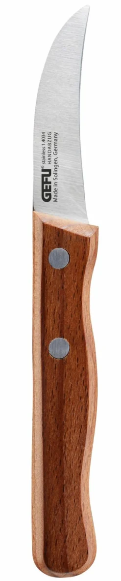 Gefu Schälmesser silberfarbenbraun