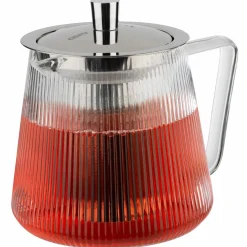 Gefu Teekanne 0,8l silberfarben