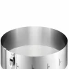 Gefu Tortenring 10cm silberfarben