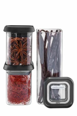 Gefu Vorratsdose Set 3tlg. schwarz