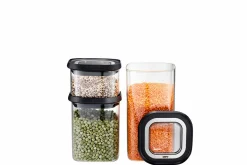 Gefu Vorratsdosenset 3tlg. schwarz